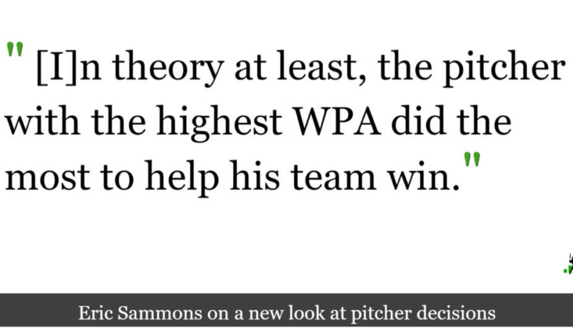 Introducing WPA-Win: A Better Pitcher Decision Statistic